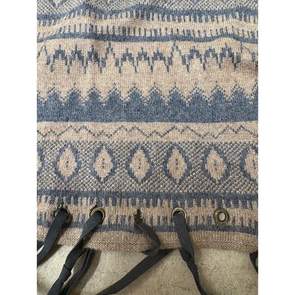 Sandro Paris Geometric Angora Wool-Blend Southwestern Inspo Fringe Scarf - Picture 7 of 11